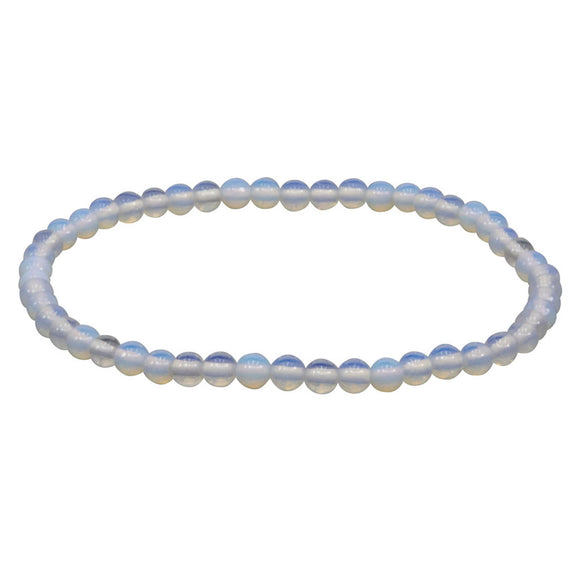 Wholesale Opalite Round Bead Bracelet (4mm)