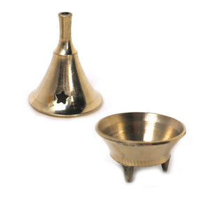 Brass Cone Mini Incense Burner