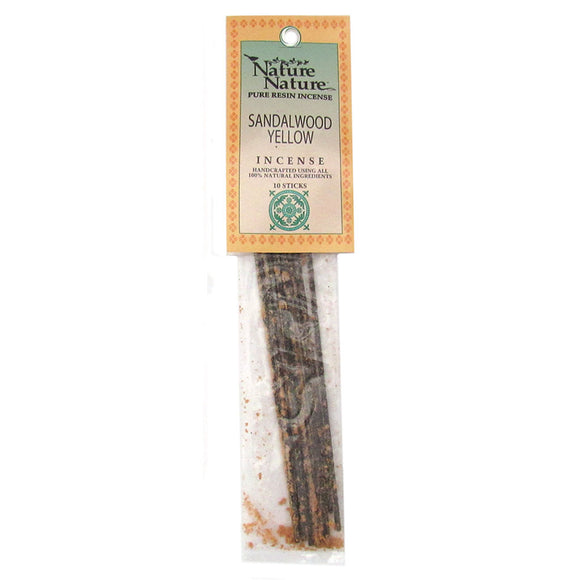 Wholesale Yellow Sandalwood Incense (10 Sticks) by Nature Nature