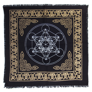 Wholesale Metatron's Cube Altar Cloth (18 Inches)