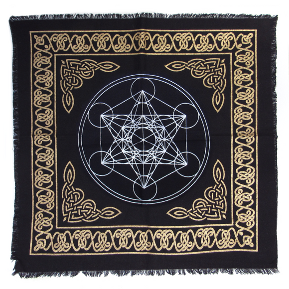 Wholesale Metatron's Cube Altar Cloth (18 Inches)