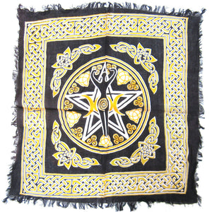 Wholesale Pentagram Goddess Altar Cloth (18 Inches)
