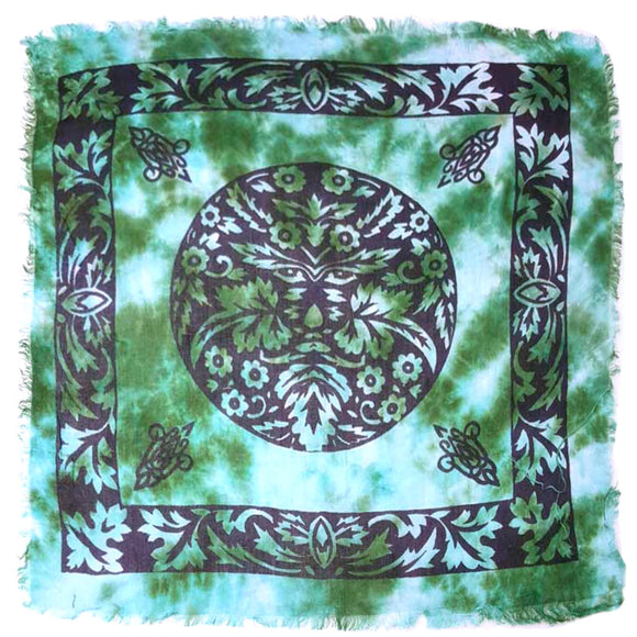 Wholesale Green Man Altar Cloth (18 Inches)