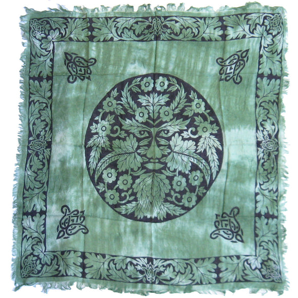 Wholesale Green Man Altar Cloth (36 Inches)