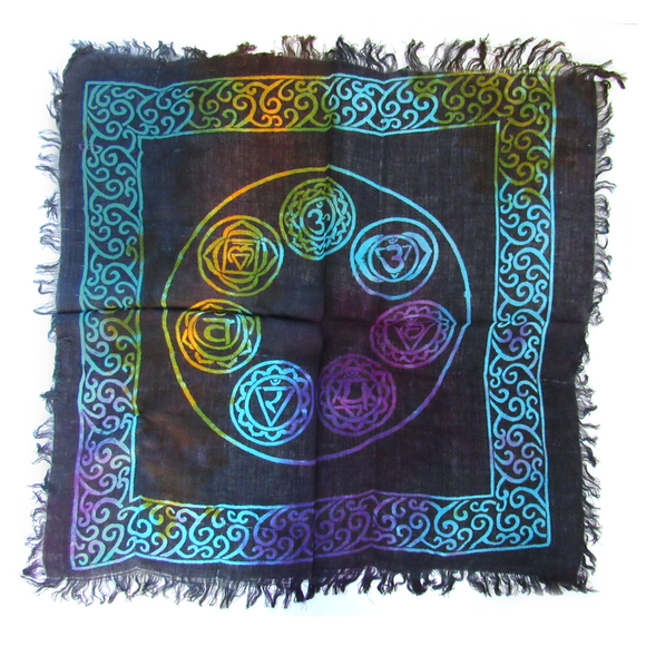 Wholesale 7 Chakras Altar Cloth (18 Inches)