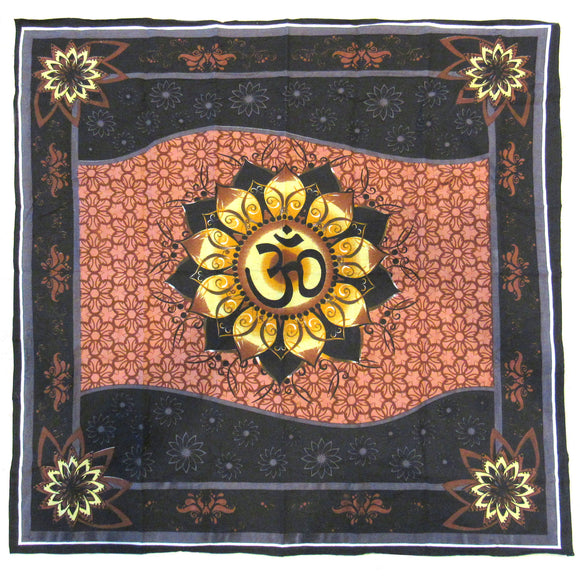 Wholesale OM Lotus Altar Cloth (36 Inches)