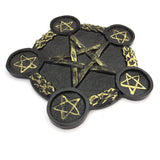 Wholesale Pentagram Altar Plate and Tealight Holder