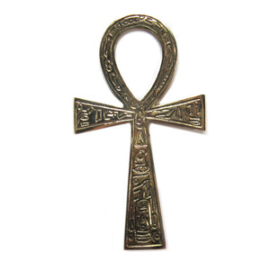 Wholesale Brass Ankh Altar Tile (6.5 Inches)