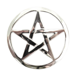 Wholesale Silver-Plated Pentagram Altar Tile (2.75 Inches)