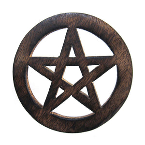 Wholesale Wood Pentagram Altar Tile