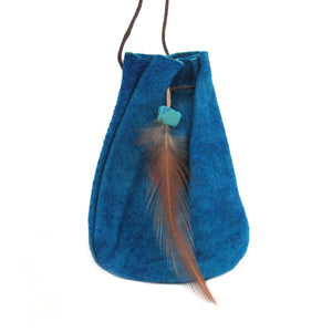 Wholesale Blue Medicine Bag with Cord