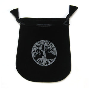 Wholesale Tree of Life Velveteen Bag