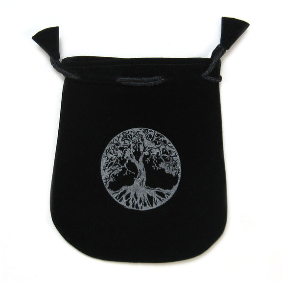 Wholesale Tree of Life Velveteen Bag