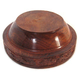 Wholesale Carved Wooden Bowl with Lid