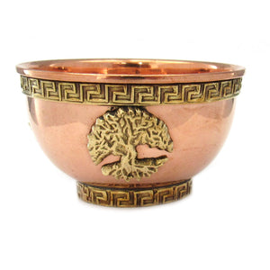 Wholesale Tree of Life Copper Offering Bowl