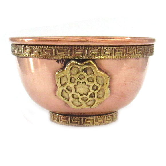 Wholesale Flower of Life Copper Offering Bowl