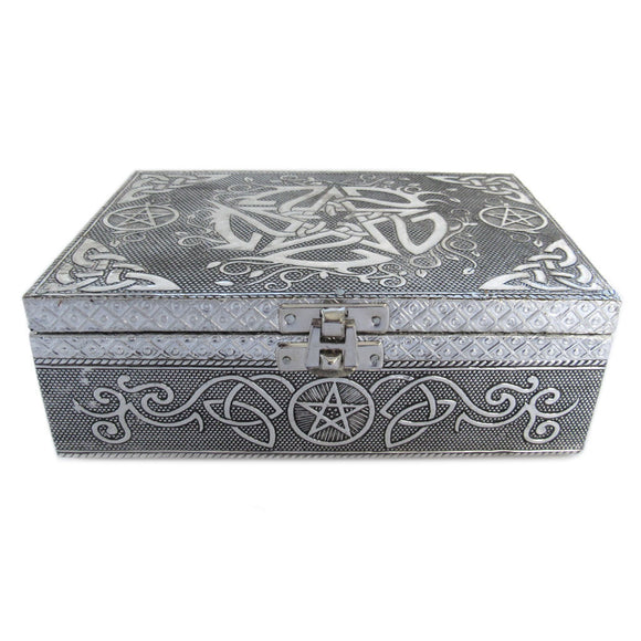 Wholesale Silver Pentagram Box (5x7 Inches)