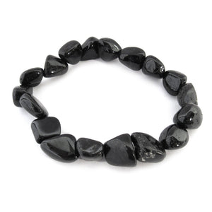 Wholesale Tumbled Black Tourmaline Bracelet