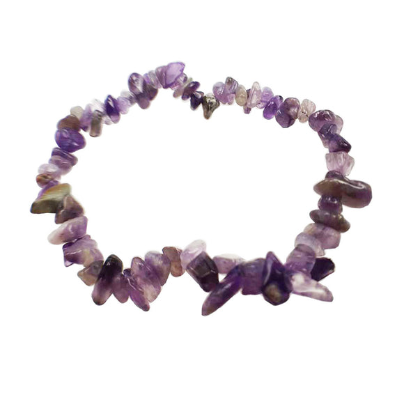 Wholesale Amethyst Chip Bracelet