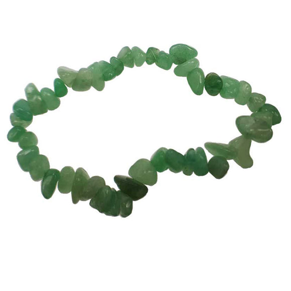 Wholesale Green Aventurine Chip Bracelet