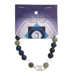 Wholesale Third Eye Chakra Gemstone Bead Bracelet (8mm)