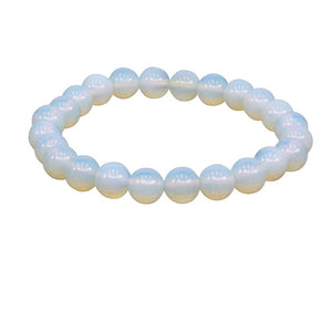 Wholesale Opalite Round Bead Bracelet (8mm)