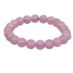 Wholesale Rose Quartz Round Bead Bracelet (8mm)