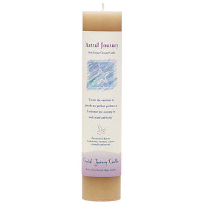 Wholesale Astral Journey Pillar Candle by Crystal Journey