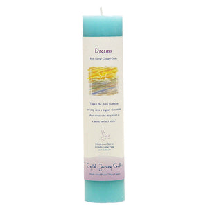 Wholesale Dreams Pillar Candle by Crystal Journey