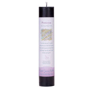 Wholesale Protection Pillar Candle by Crystal Journey