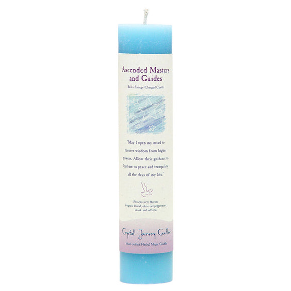 Wholesale Ascended Masters and Guides Pillar Candle by Crystal Journey