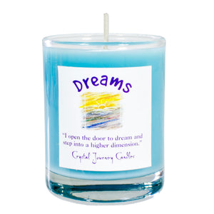 Wholesale Dreams Soy Votive Candle in Jar by Crystal Journey