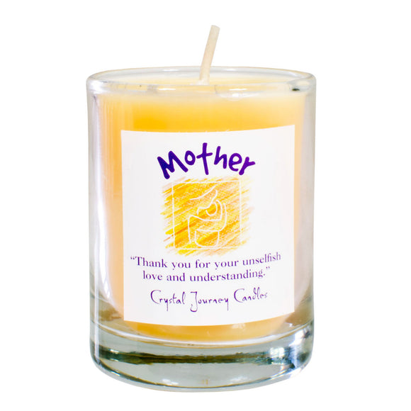 Wholesale Mother Soy Votive Candle in Jar by Crystal Journey