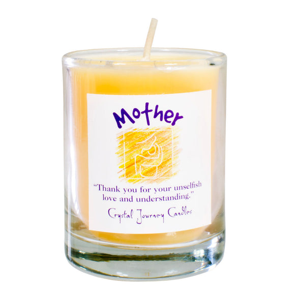 Wholesale Mother Soy Votive Candle in Jar by Crystal Journey