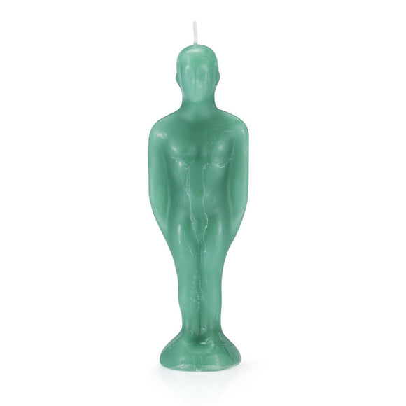 Wholesale Male Figure Candle (Green)