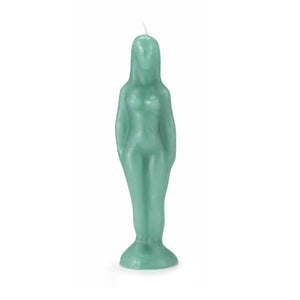 Wholesale Female Figure Candle (Green)