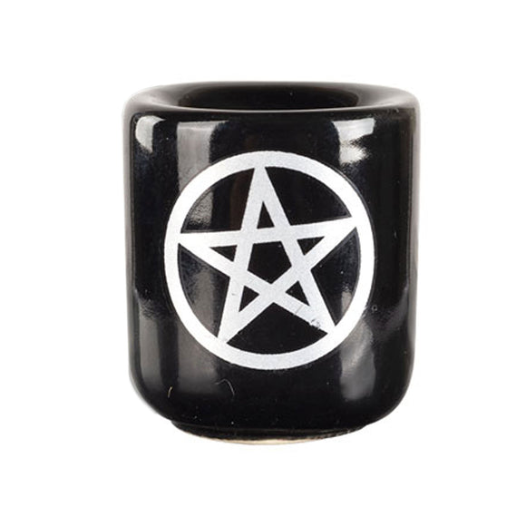 Wholesale Pentagram Ceramic Chime Candle Holder