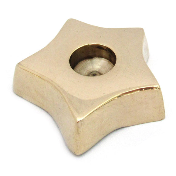 Wholesale Five-Pointed Star Mini Candle Holder (Brass)