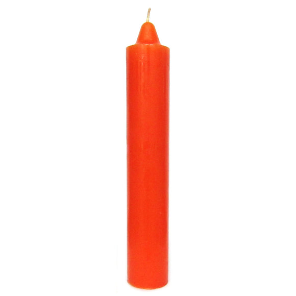 Wholesale Orange Jumbo Pillar Candle (9 Inches)