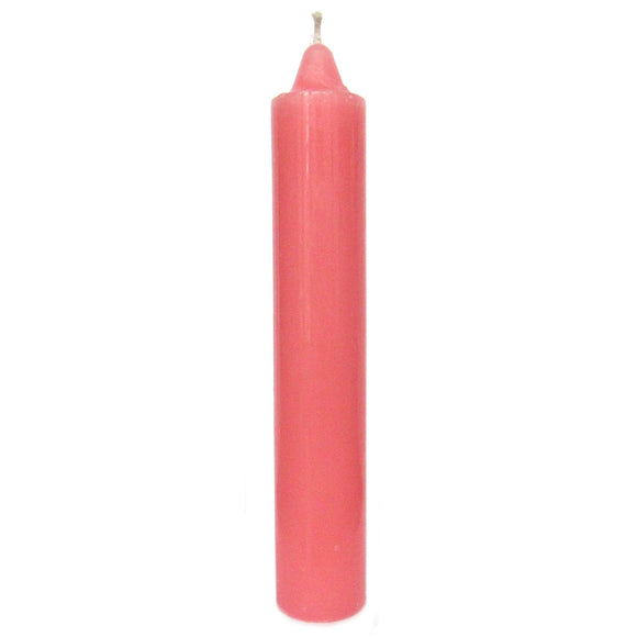 Wholesale Pink Jumbo Pillar Candle (9 Inches)