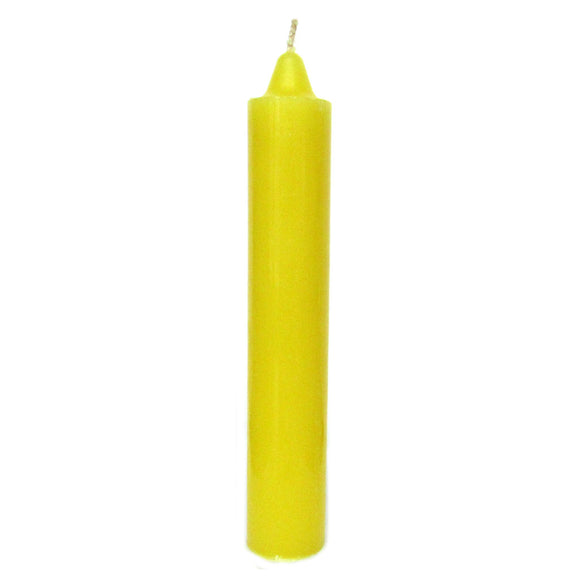 Wholesale Yellow Jumbo Pillar Candle (9 Inches)