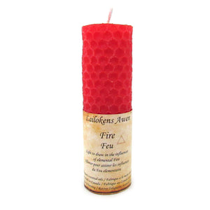 Wholesale Fire Beeswax Candle by Lailokens Awen