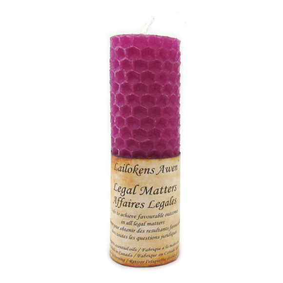 Wholesale Legal Matters Beeswax Candle by Lailokens Awen