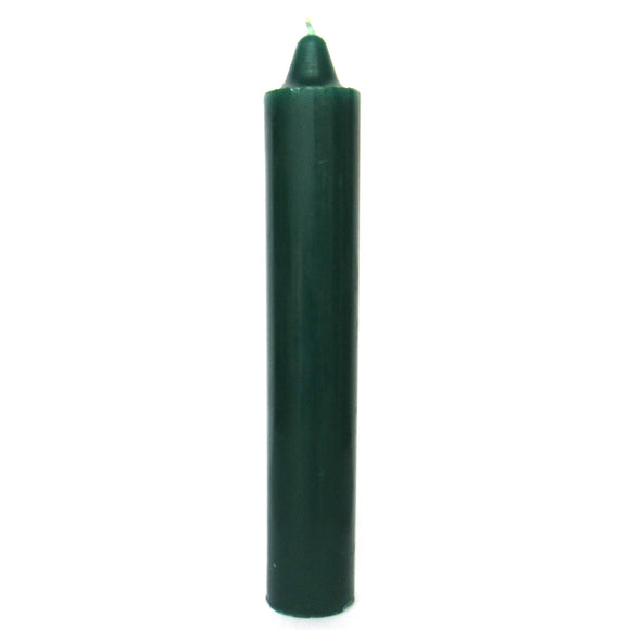 Wholesale Green Jumbo Pillar Candle (9 Inches)