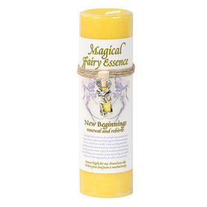 Wholesale New Beginnings Pillar Candle (with Magical Fairy Dust Necklace)