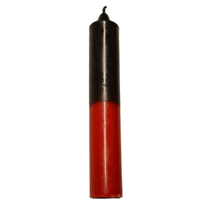 Wholesale Black/Red Jumbo Pillar Candle (9 Inches)