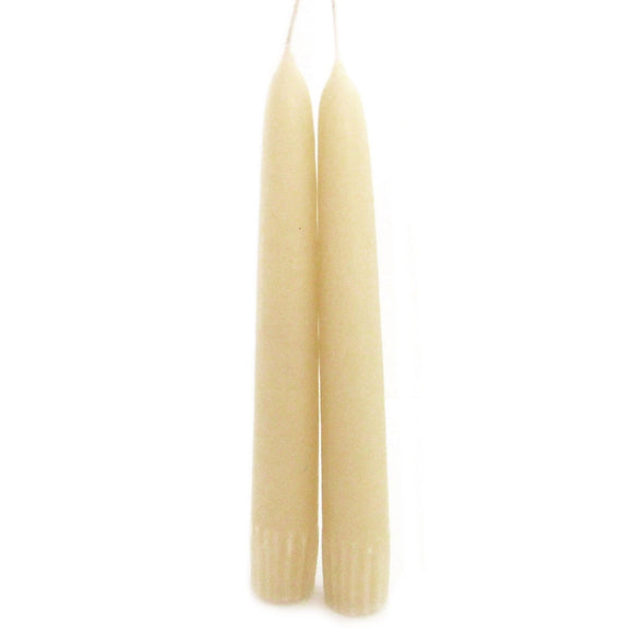 Wholesale Old-Fashioned Taper Candle Pair (Antique White)