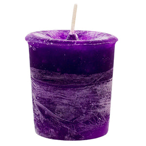 Wholesale Crown Chakra Votive Candle by Crystal Journey