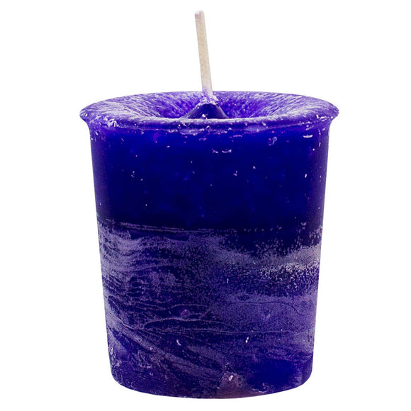 Wholesale Third Eye Chakra Votive Candle by Crystal Journey