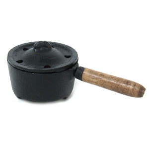 Wholesale Cast Iron Cauldron with Wood Handle